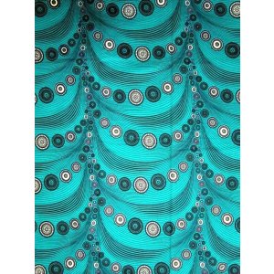 画像: アフリカンプリント生地 パーニュ