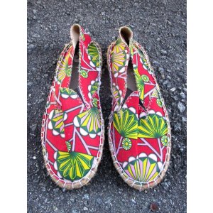画像: 【２３ｃｍ 】アフリカンプリント＊パーニュ＊エスパドリーユ＊シューズ