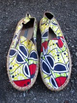 画像: 【２６ｃｍ 】アフリカンプリント＊パーニュ＊エスパドリーユ＊シューズ