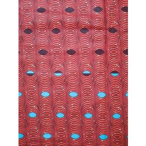 画像: アフリカンプリント生地 パーニュ