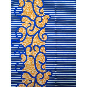 画像: アフリカンプリント生地 パーニュ