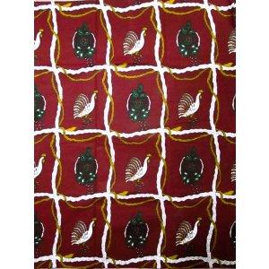 画像: アフリカンプリント生地 パーニュ
