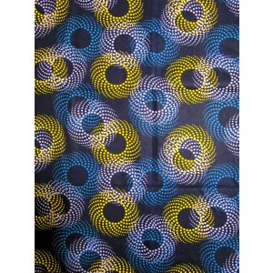 画像: アフリカンプリント生地 パーニュ