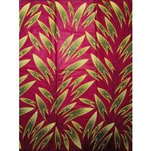 画像: アフリカンプリント生地 パーニュ