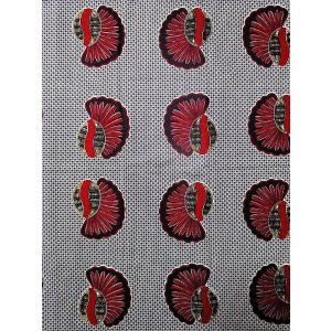 画像: アフリカンプリント生地 パーニュ