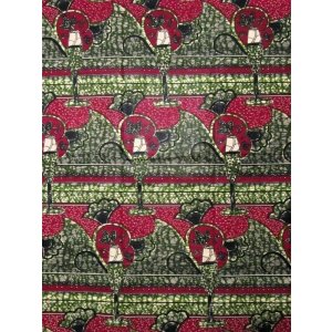 画像: アフリカンプリント生地 パーニュ