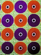 画像: アフリカンプリント生地 パーニュ