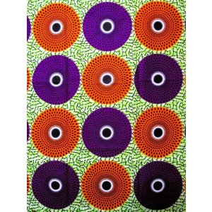 画像: アフリカンプリント生地 パーニュ