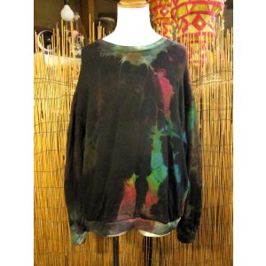 画像: タイダイ染め＊コットン素材＊スウェット生地＊トレーナー