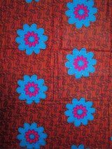 画像: アフリカンプリント生地 パーニュ