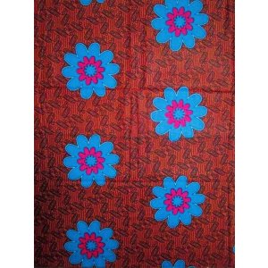 画像: アフリカンプリント生地 パーニュ