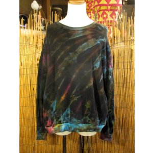 画像: タイダイ染め＊コットン素材＊スウェット生地＊トレーナー
