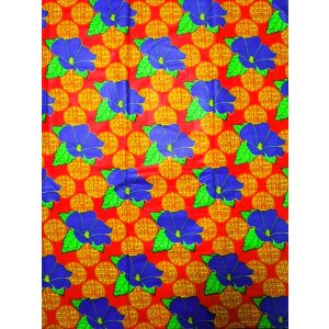 画像: アフリカンプリント生地 パーニュ