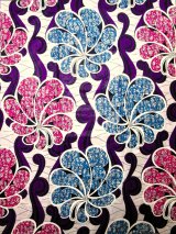 画像: アフリカンプリント生地 パーニュ