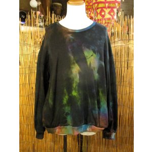画像: タイダイ染め＊コットン素材＊スウェット生地＊トレーナー