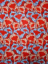 画像: アフリカンプリント生地 パーニュ