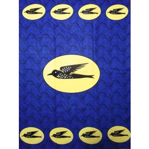 画像: アフリカンプリント生地 パーニュ