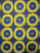 画像: アフリカンプリント生地 パーニュ