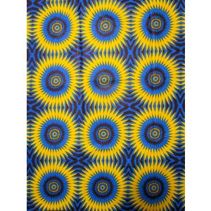 画像: アフリカンプリント生地 パーニュ