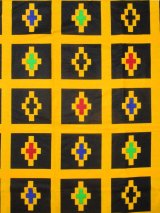 画像: アフリカンプリント生地 パーニュ