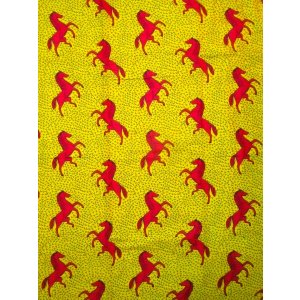 画像: アフリカンプリント生地 パーニュ