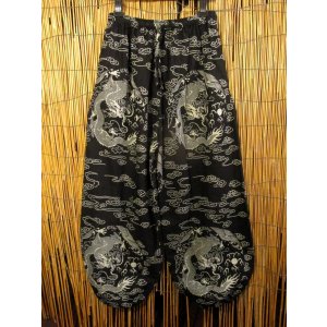 画像: 和風プリント＊コットン素材＊ふんわりシルエット＊アラジンパンツ 