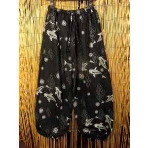 画像: 和風プリント＊コットン素材＊ふんわりシルエット＊アラジンパンツ 