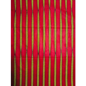 画像: アフリカンプリント生地 パーニュ