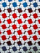 画像: アフリカンプリント生地 パーニュ