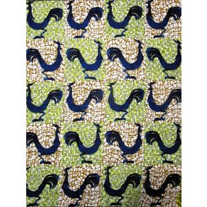 画像: アフリカンプリント生地 パーニュ