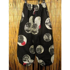 画像: 和風プリント＊コットン素材＊ふんわりシルエット＊アラジンパンツ 