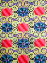 画像: アフリカンプリント生地 パーニュ