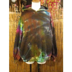 画像: タイダイ染め＊裏起毛＊スウェット生地＊パーカー