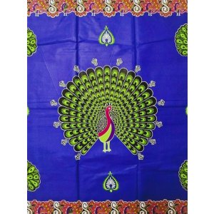 画像: アフリカンプリント生地 パーニュ