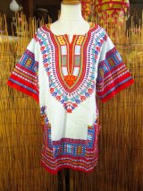 画像: アフリカンプリント＊ダシキ＊ＤＡＳＨＩＫＩ＊ＸＬ