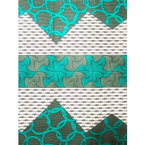 画像: アフリカンプリント生地 パーニュ