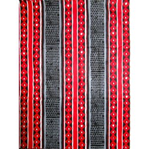 画像: アフリカンプリント生地 パーニュ