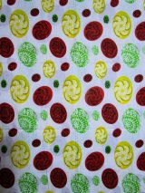 画像: アフリカンプリント生地 パーニュ