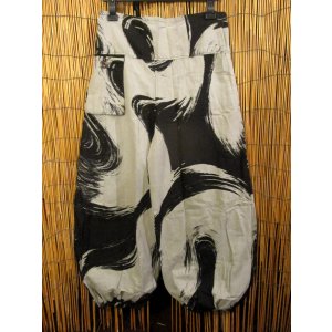 画像: 和風プリント＊コットン素材＊ポケット付き＊ふんわりシルエット＊アラジンパンツ 