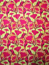 画像: アフリカンプリント生地 パーニュ