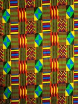 画像: アフリカンプリント生地 パーニュ