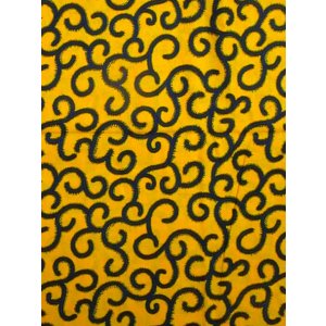 画像: アフリカンプリント生地 パーニュ