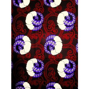 画像: アフリカンプリント生地 パーニュ