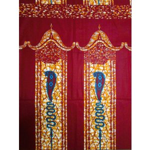 画像: アフリカンプリント生地 パーニュ