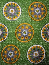 画像: アフリカンプリント生地 パーニュ