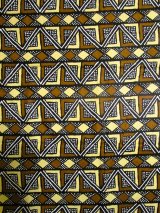 画像: アフリカンプリント生地 パーニュ