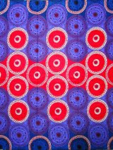 画像: アフリカンプリント生地 パーニュ