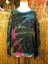 画像: タイダイ染め＊コットン素材＊スウェット生地＊トレーナー