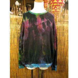 画像: タイダイ染め＊コットン素材＊スウェット生地＊トレーナー