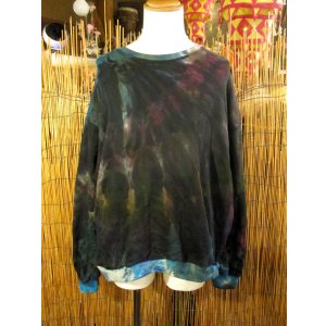 画像: タイダイ染め＊コットン素材＊スウェット生地＊トレーナー